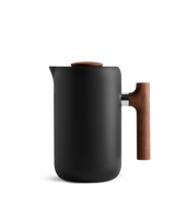 Matte Black + Walnut